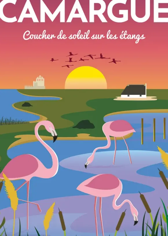 Affiche Camargue