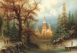 Albert Bredow - Romantic Winter Landscape