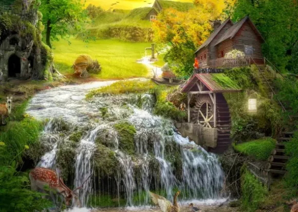 A Log Cabin by the Magic Creek