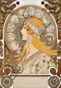 Alphonse Mucha - La Plume, 1896-97