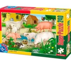Animaux de la ferme : Cochons, moutons et lapins
