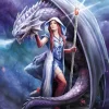 Anne Stokes - Anne Stokes - Mage Dragon