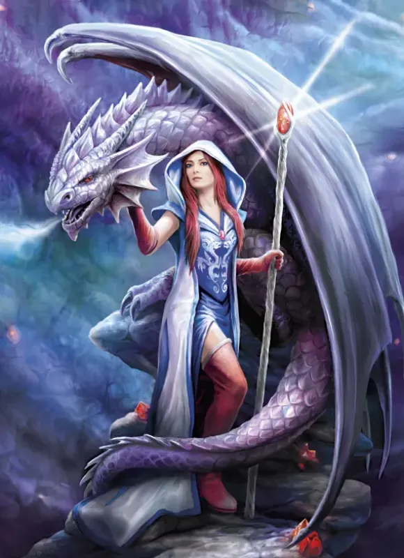 Anne Stokes - Anne Stokes - Mage Dragon