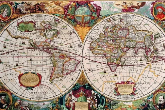 Antique World Map