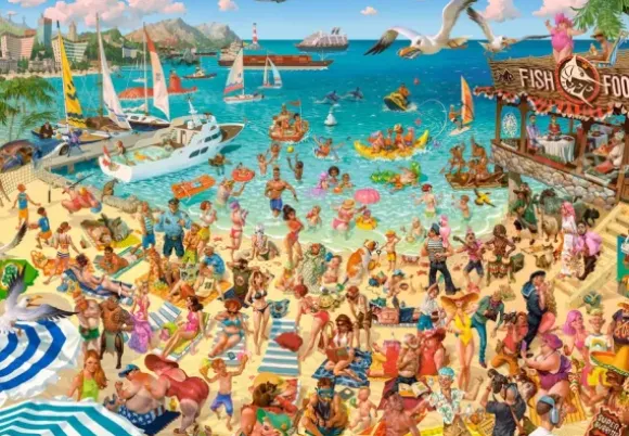 Art Collection - Amusement à la Plage
