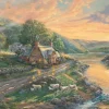 Aube à Emerald Valley