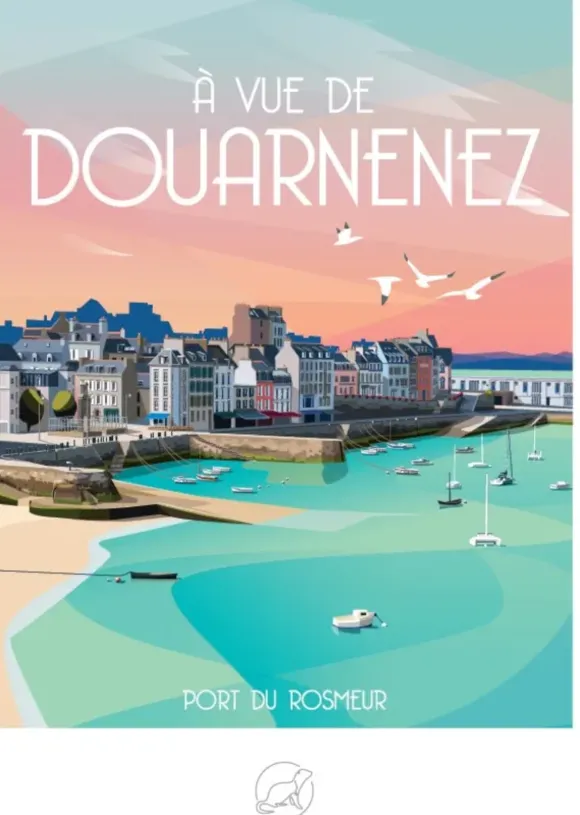 A vue de DOUARNENEZ