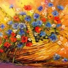 Basket with Flowers