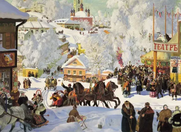 Boris Kustodiev - Maslenitsa