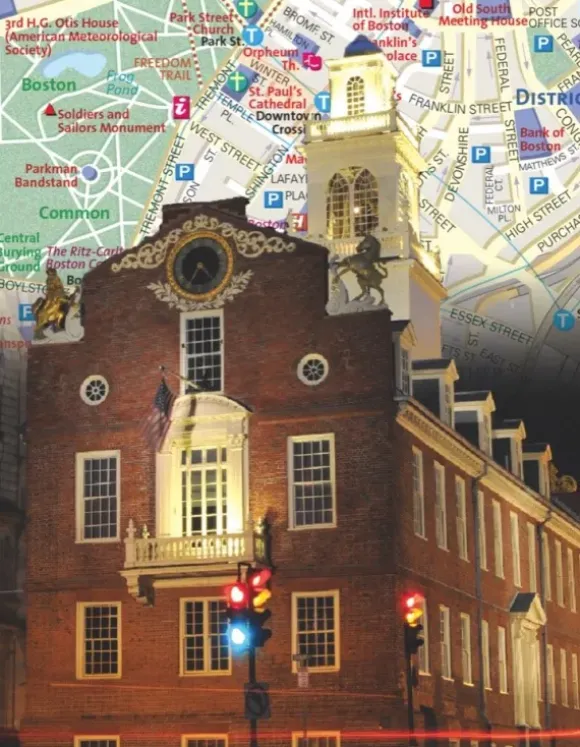 Boston City Map Mini