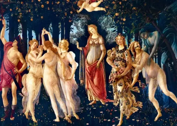 Botticelli Sandro - Botticelli - La Primavera (Spring), 1482