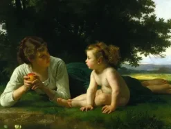 Bouguereau William - Bouguereau William : La Tentation
