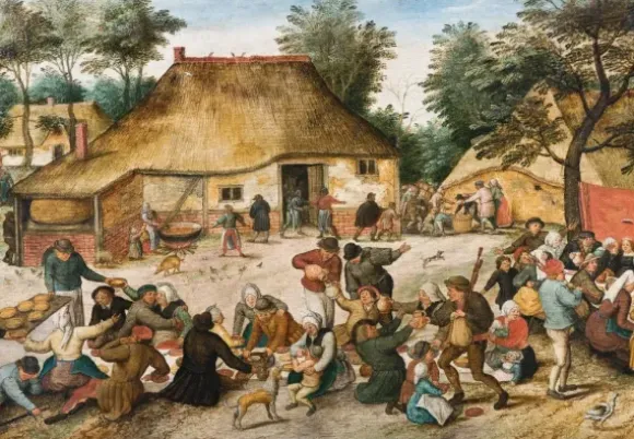 Brueghel Pieter - Brueghel - Le Repas de Noce, 1568