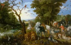 Brueghel Pieter - Brueghel Pieter - Entrée des Animaux dans l'Arche de Noé