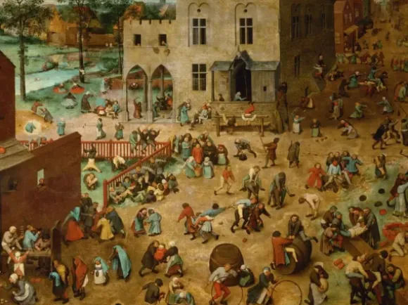 Brueghel Pieter - Brueghel Pieter : Les Jeux d'enfants, 1560