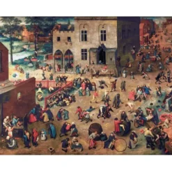 Brueghel Pieter - Puzzle en Bois Découpé à la Main - Brueghel : Jeux D'Enfants
