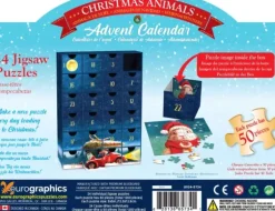 Calendrier de l'Avent - Christmas Animals - 24 Puzzles