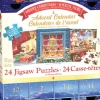 Calendrier de l'Avent - Joyeux Noël - 24 Puzzles