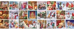 Calendrier de l'Avent - Joyeux Noël - 24 Puzzles