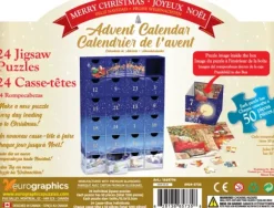 Calendrier de l'Avent - Joyeux Noël - 24 Puzzles