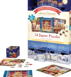 Calendrier de l'Avent - Joyeux Noël - 24 Puzzles