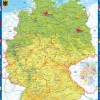 Carte de l'Allemagne
