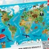Carte du Monde des Animaux