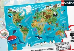 Carte du Monde des Animaux