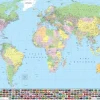 Carte du Monde (en Turc)