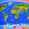 Carte du Monde pour Enfants (en anglais)