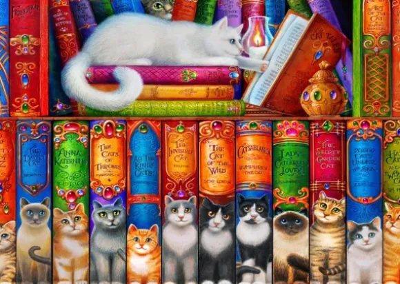 Cat Bookshelf