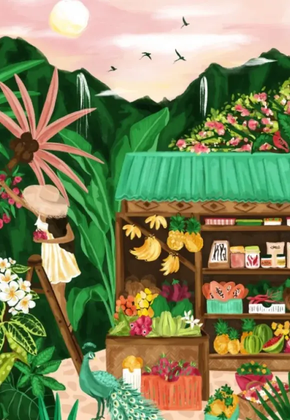 Cathie Illustrates - Coco, Mangue, Passion