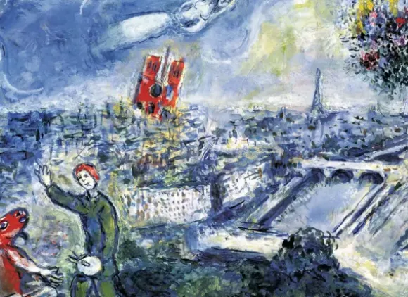Chagall Marc - Chagall Marc - Le Bouquet de Paris