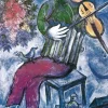 Chagall Marc - Marc Chagall - Le Violoniste Bleu