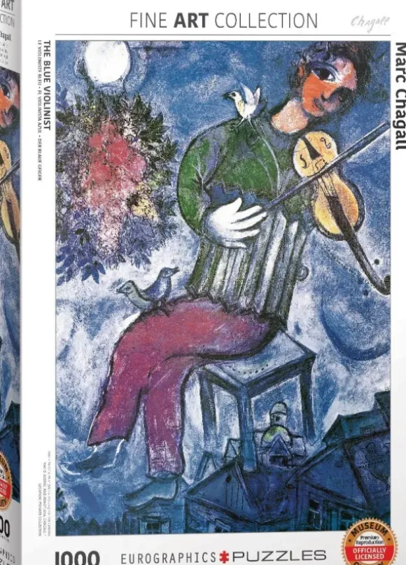 Chagall Marc - Marc Chagall - Le Violoniste Bleu