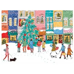 Chanteurs de Noël - Puzzle de 1000 Pièces en Boîte Carré