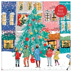 Chanteurs de Noël - Puzzle de 1000 Pièces en Boîte Carré