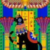 Chat Egyptien - Vert