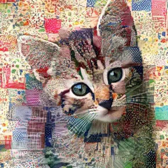 Chaton Tigré Matelassé