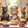 Chats Pâtissiers en Action