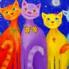 Chats Souriants