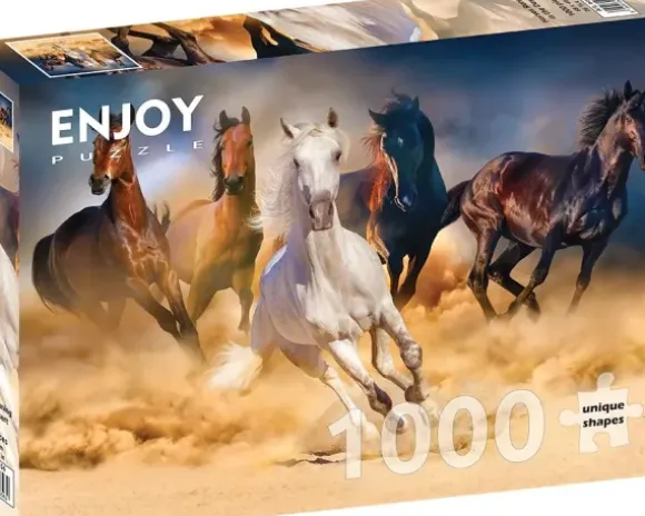 Chevaux dans le Désert