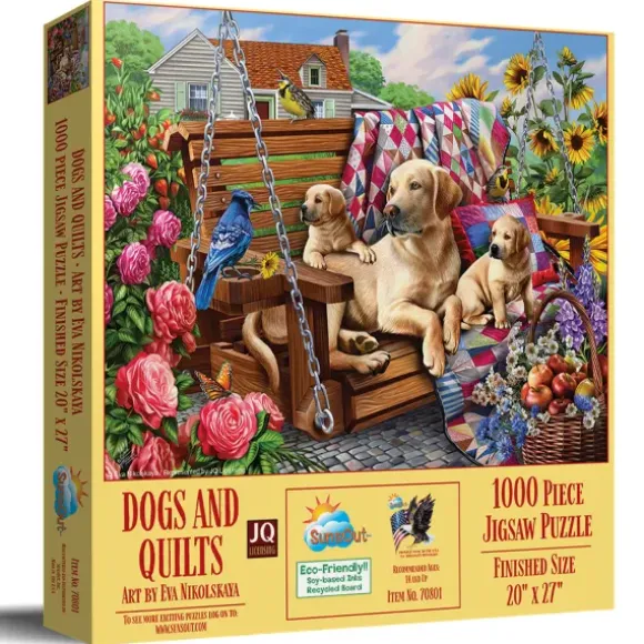 Chiens et Courtepointes