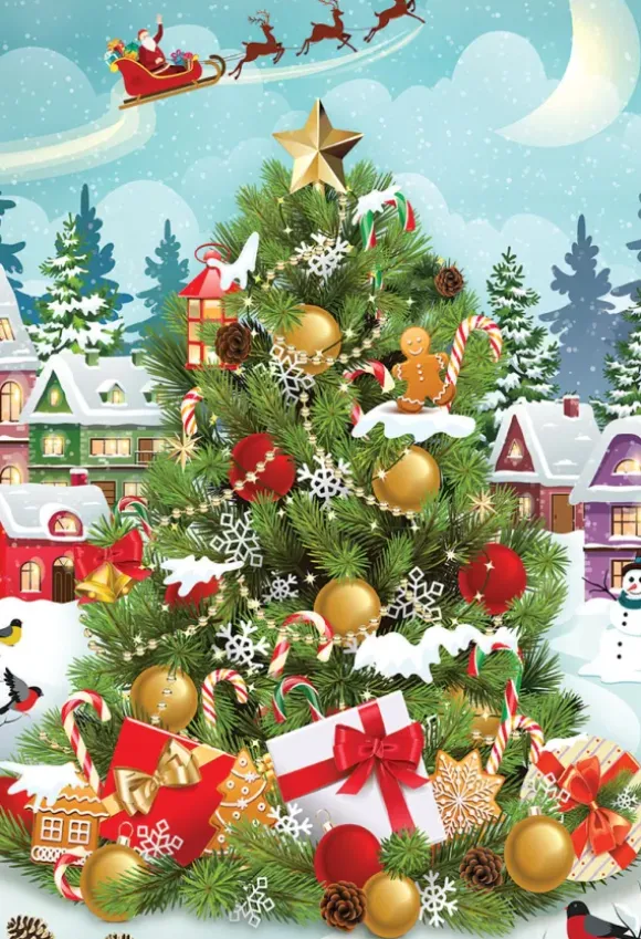 Christmas Tree Tin