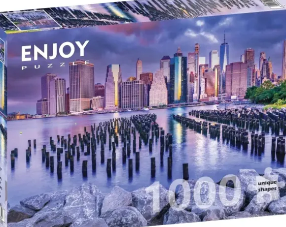 Cloudy Sky Over Manhattan, New York