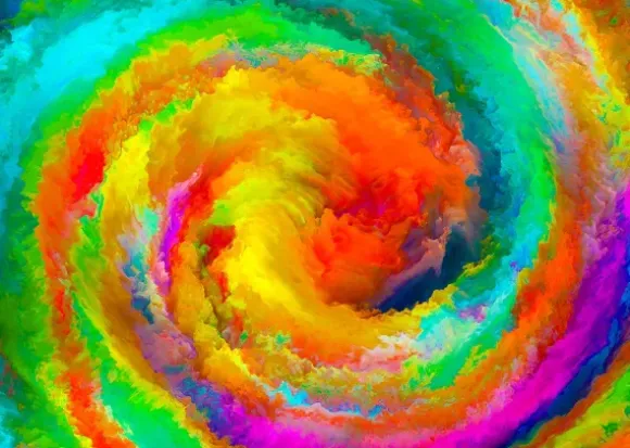 Colorful Gradient Swirl