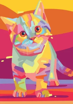 Colorful Kitty