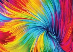 Colorful Paint Swirl
