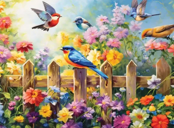 Connecting Pieces - Birds