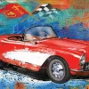 Corvette Cruising Tin